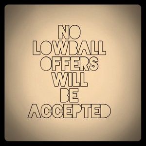 REASONABLE OFFERS ONLY